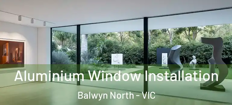 Aluminium Window Installation Balwyn North - VIC