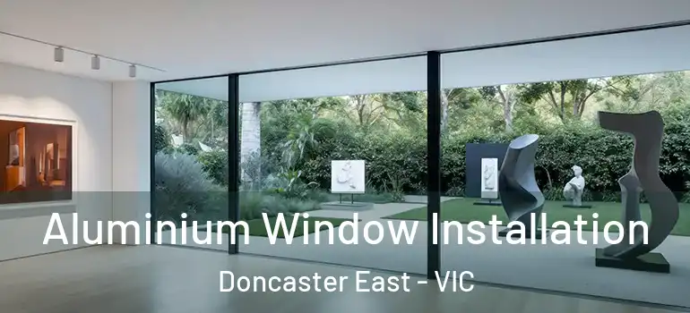 Aluminium Window Installation Doncaster East - VIC