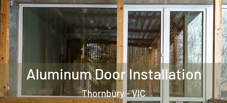  Aluminum Door Installation Thornbury - VIC
