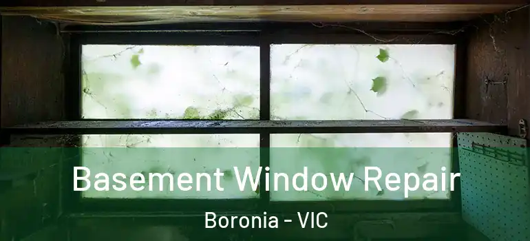  Basement Window Repair Boronia - VIC