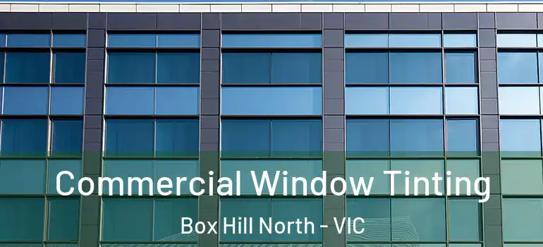 Commercial Window Tinting Box Hill North - VIC