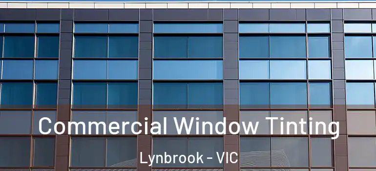 Commercial Window Tinting Lynbrook - VIC