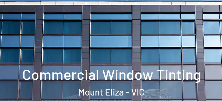 Commercial Window Tinting Mount Eliza - VIC