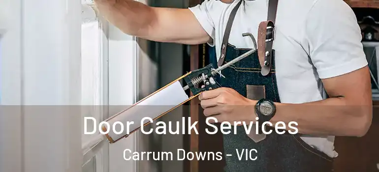 Door Caulk Services Carrum Downs - VIC