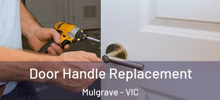 Door Handle Replacement Mulgrave - VIC
