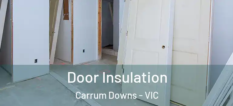  Door Insulation Carrum Downs - VIC