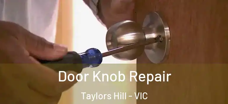 Door Knob Repair Taylors Hill - VIC