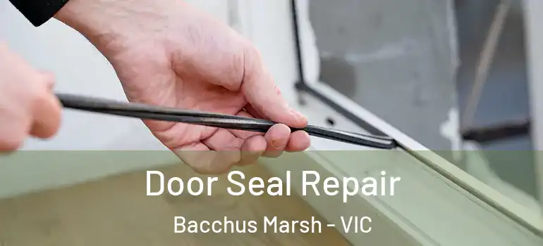 Door Seal Repair Bacchus Marsh - VIC