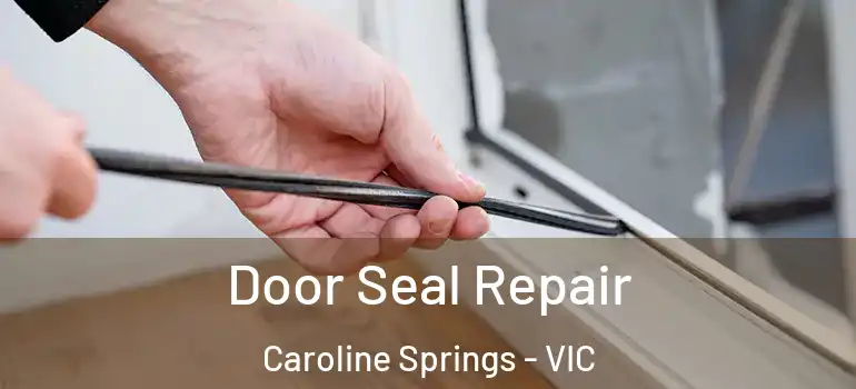 Door Seal Repair Caroline Springs - VIC