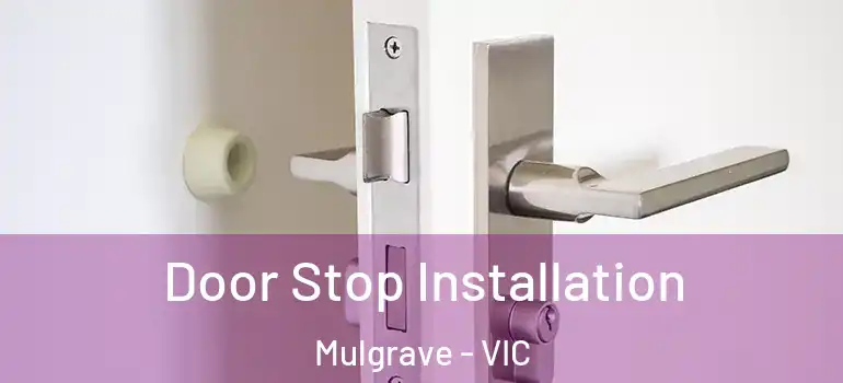  Door Stop Installation Mulgrave - VIC
