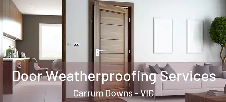  Door Weatherproofing Services Carrum Downs - VIC