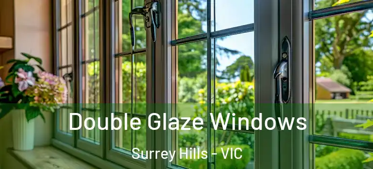 Double Glaze Windows Surrey Hills - VIC