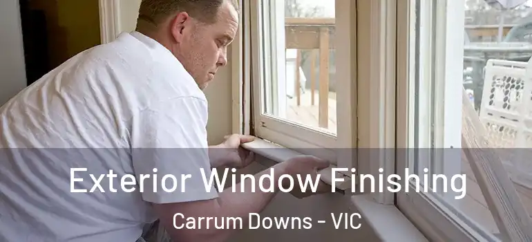 Exterior Window Finishing Carrum Downs - VIC