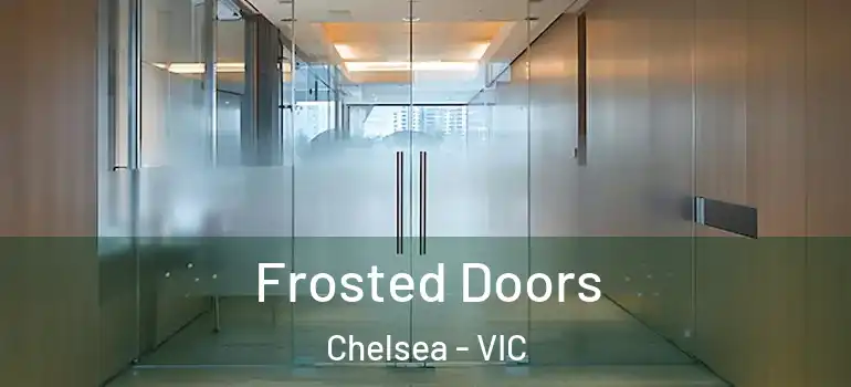 Frosted Doors Chelsea - VIC