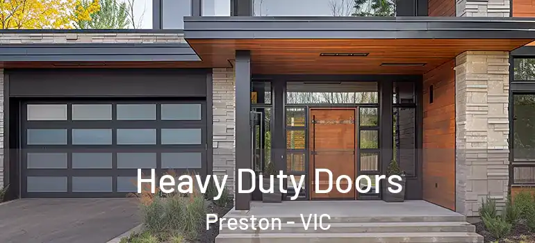 Heavy Duty Doors Preston - VIC