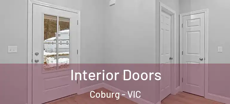 Interior Doors Coburg - VIC