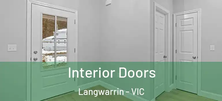 Interior Doors Langwarrin - VIC
