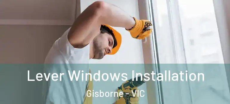 Lever Windows Installation Gisborne - VIC