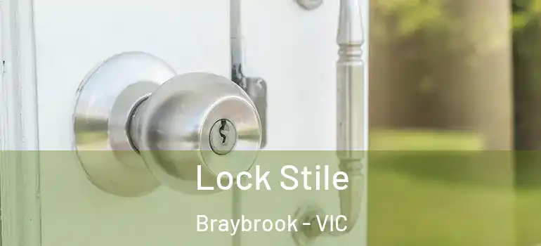  Lock Stile Braybrook - VIC