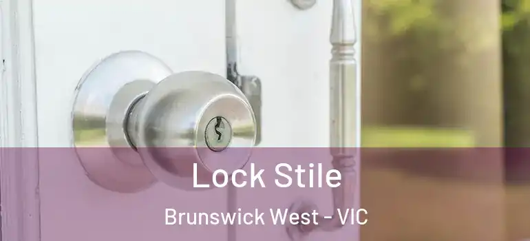  Lock Stile Brunswick West - VIC