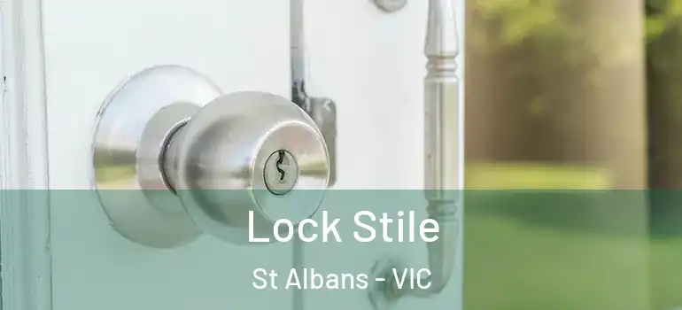  Lock Stile St Albans - VIC
