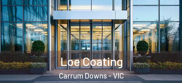 Loe Coating Carrum Downs - VIC