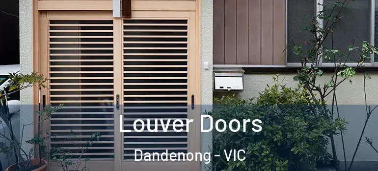 Louver Doors Dandenong - VIC
