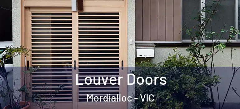 Louver Doors Mordialloc - VIC
