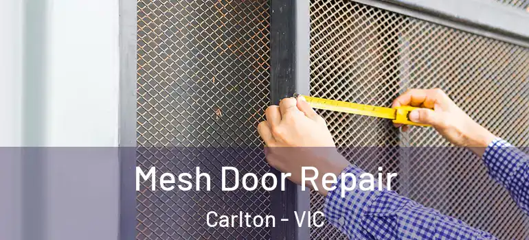 Mesh Door Repair Carlton - VIC