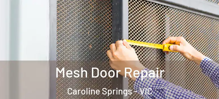 Mesh Door Repair Caroline Springs - VIC