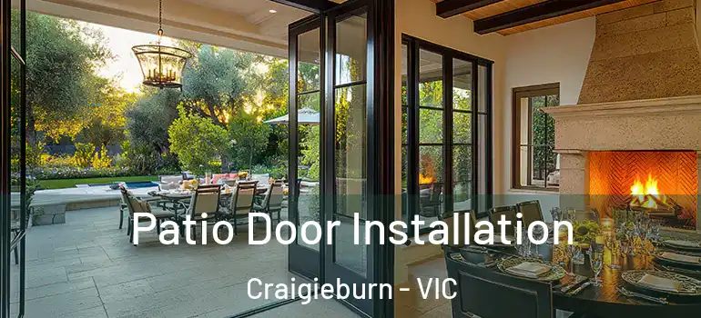 Patio Door Installation Craigieburn - VIC