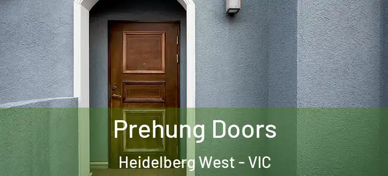 Prehung Doors Heidelberg West - VIC