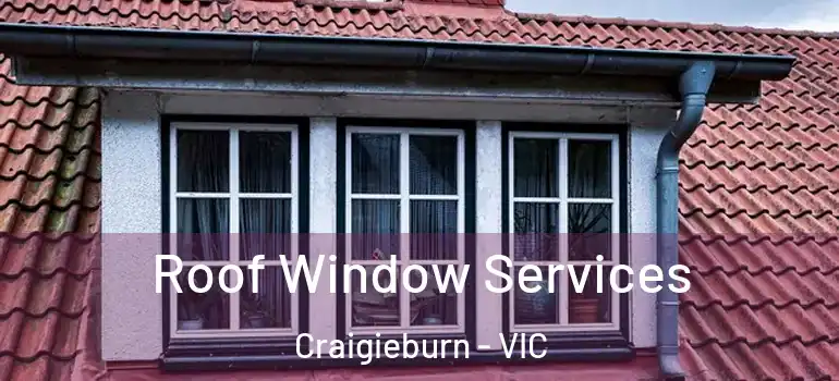 Roof Window Services Craigieburn - VIC
