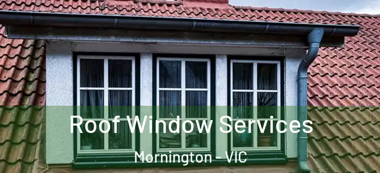 Roof Window Services Mornington - VIC