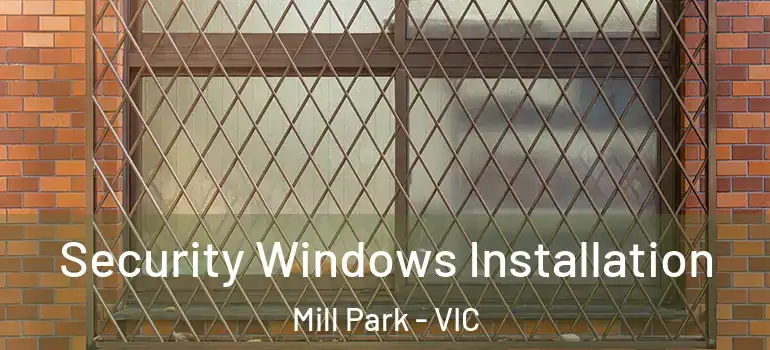  Security Windows Installation Mill Park - VIC