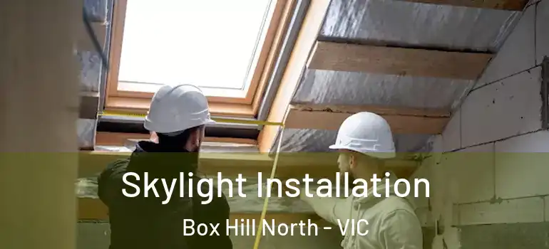 Skylight Installation Box Hill North - VIC