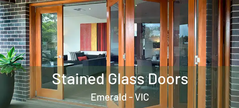 Stained Glass Doors Emerald - VIC