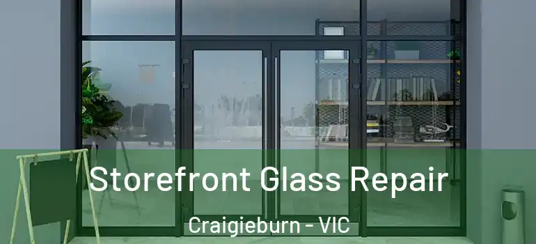 Storefront Glass Repair Craigieburn - VIC