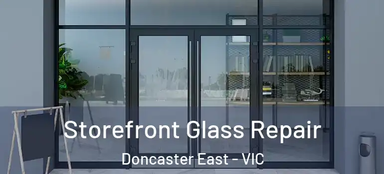 Storefront Glass Repair Doncaster East - VIC