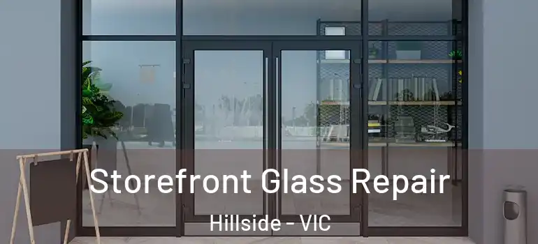 Storefront Glass Repair Hillside - VIC