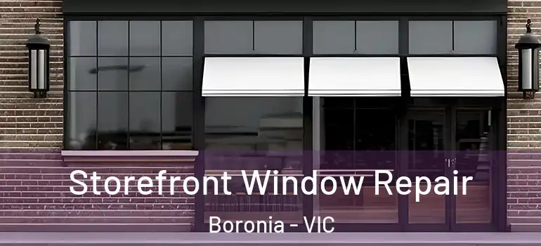  Storefront Window Repair Boronia - VIC