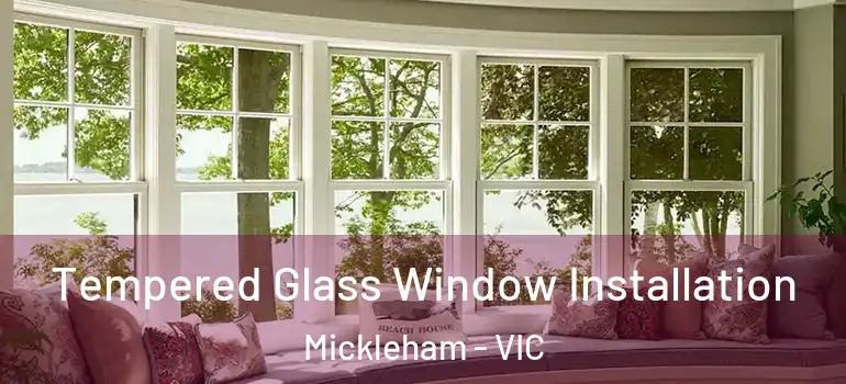  Tempered Glass Window Installation Mickleham - VIC