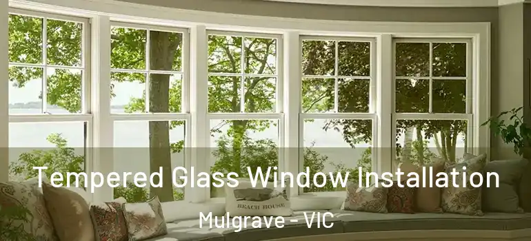  Tempered Glass Window Installation Mulgrave - VIC