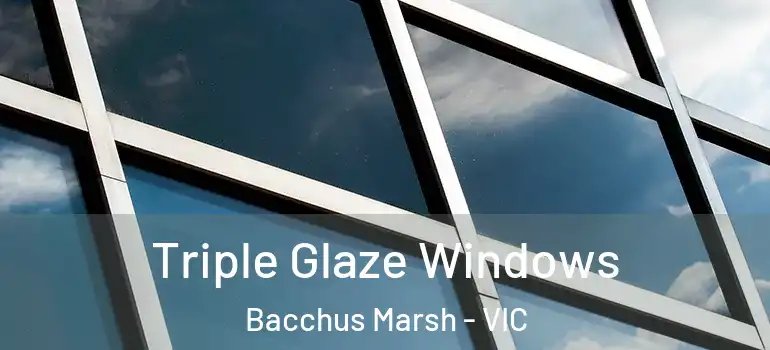 Triple Glaze Windows Bacchus Marsh - VIC