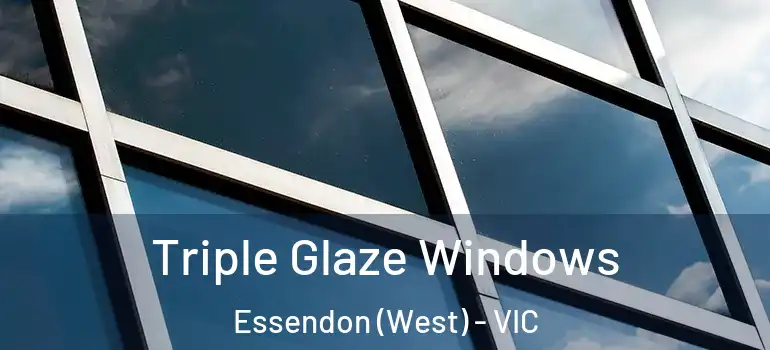  Triple Glaze Windows Essendon (West) - VIC