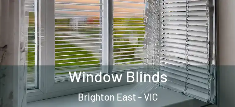 Window Blinds Brighton East - VIC