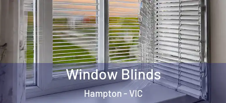 Window Blinds Hampton - VIC