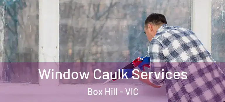  Window Caulk Services Box Hill - VIC