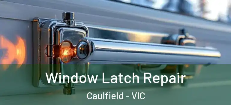 Window Latch Repair Caulfield - VIC