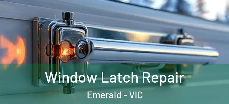  Window Latch Repair Emerald - VIC